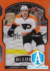 2020-21 UD Allure Orange Slice James van Riemsdyk Philadelphia Flyers #17